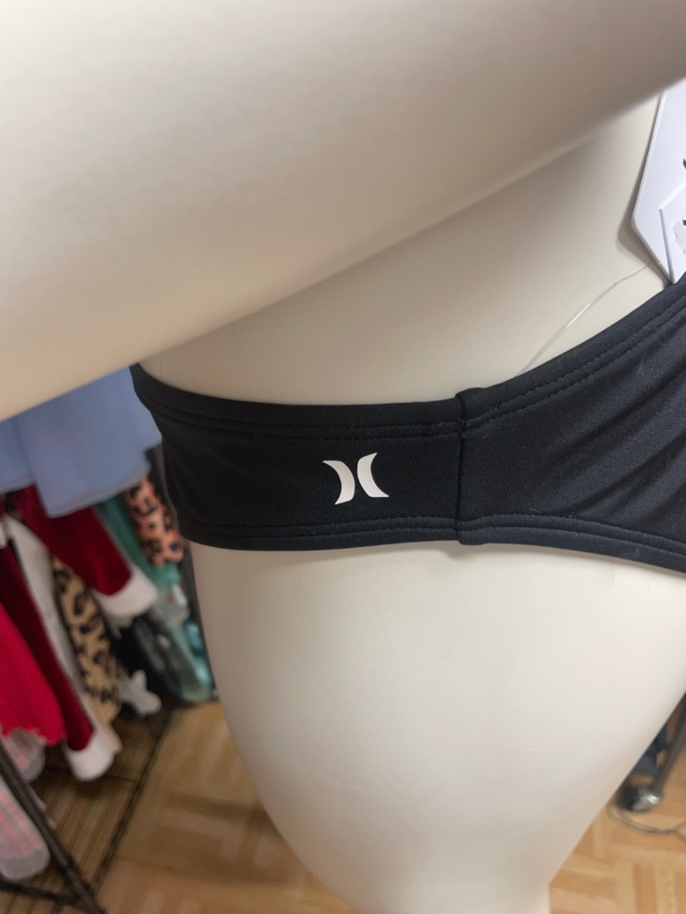 Black Ruffle Tie-Front Bikini Set - Picture 5 of 5